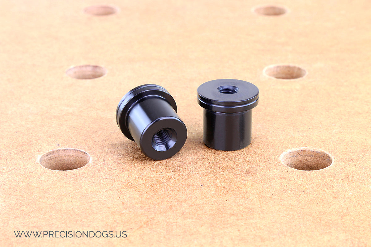 Snug fit 20mm bench dogs for Festool MFT. 1 pair Short size