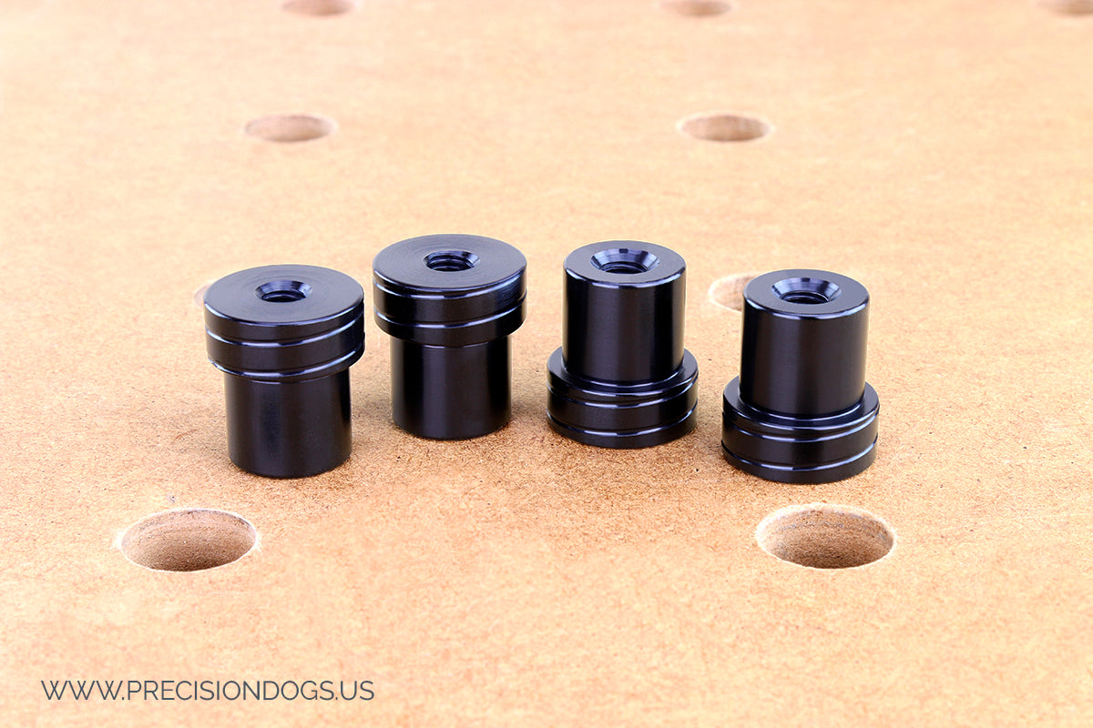 Snug fit 20mm bench dogs for Festool MFT. 2 pair Standard size