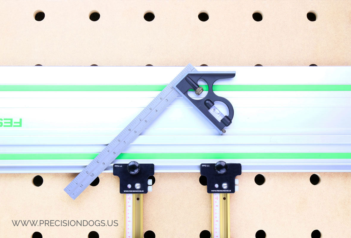 Preparation for calibration of Precision Parallel guides (Basic Set)