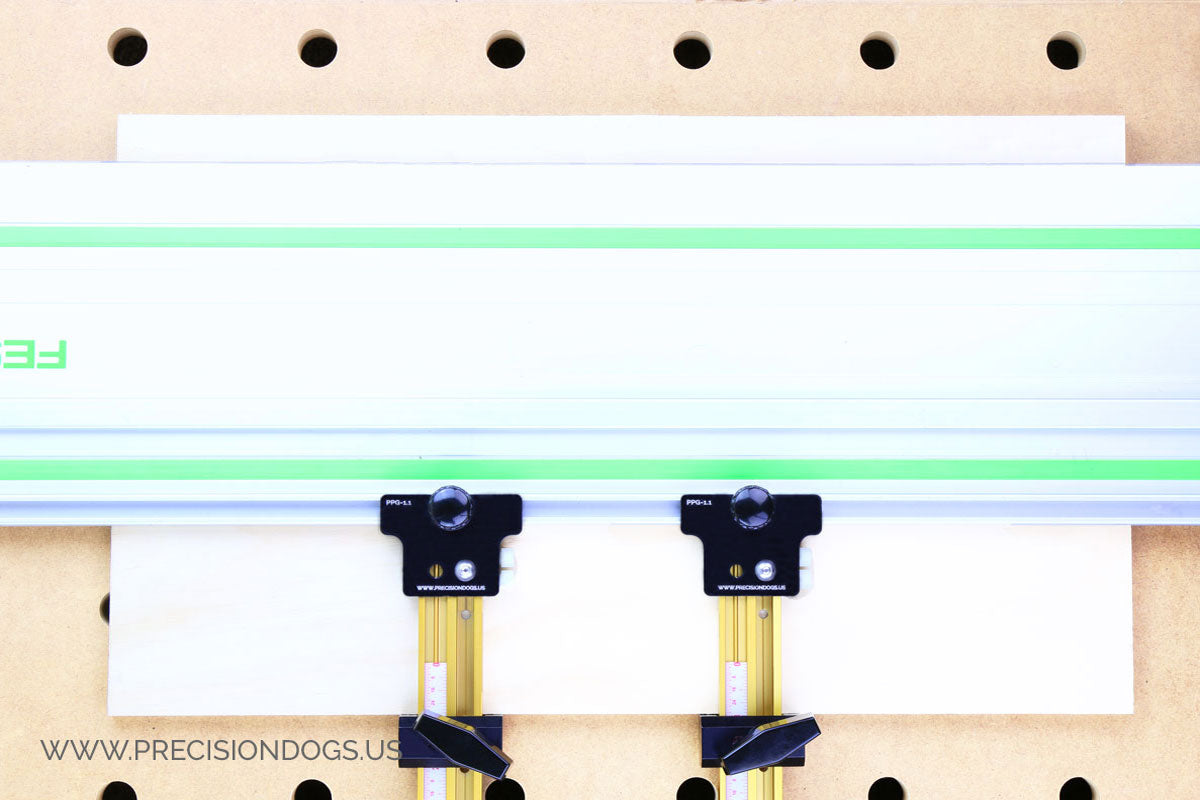 Precision Parallel Guides for Festool style Guide Rails – Precisiondogs
